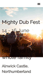 Mobile Screenshot of mightydubfest.co.uk